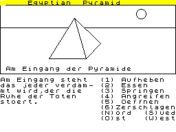 Screen from Egyptian Pyramid
