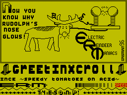 Screen from Electric Reindeer Maniacs