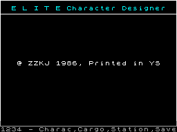 Screen from Elite Character Designer