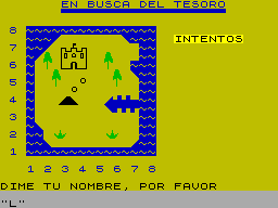 Screen from En Busca del Tesoro