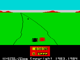 Screen from Enduro