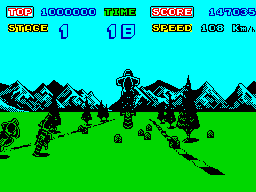 Screen from Enduro Racer