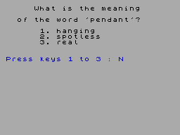Screen from Englishskills I