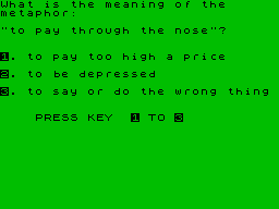 Screen from Englishskills II