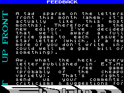 Screen from Enigma Tape Magazine issue 9