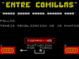 Screen from Entre Comillas