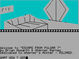 Screen from Escape from Pulsar 7
