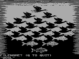 Screen from Escher Art