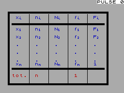 Screen from Estadistica