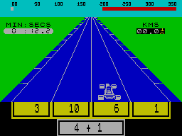 Screen from Estimator Racer