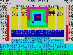 Screen from Evolution