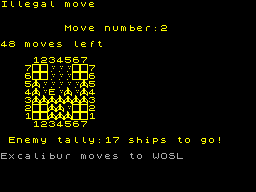 Screen from Excalibur Against the Enemy