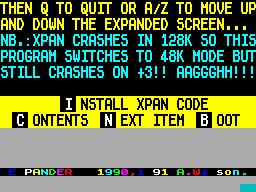 Screen from Expander