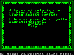 Screen from Expert 4 Bank