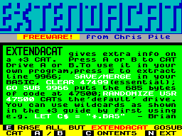 Screen from Extendacat