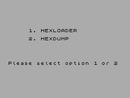 Screen from Extended Spectrum BASIC