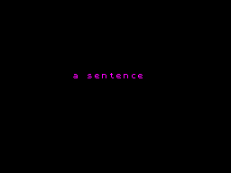 Screen from Fade In - Fade Out