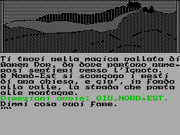 Screen from Fantasy Parte 2: La Valle Mysteriosa