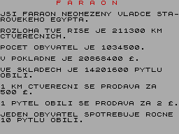 Screen from Faraon