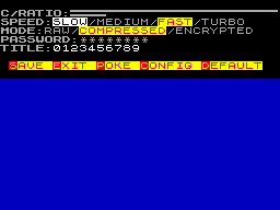 Screen from Fast Save