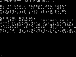 Screen from Le Fay's Forbannelse