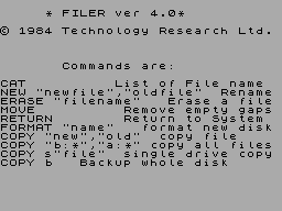 Screen from Filer
