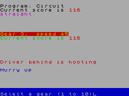 Screen from Final Circuit
