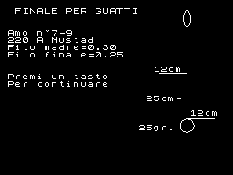 Screen from Finali