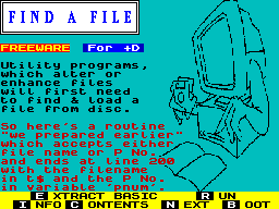 Screen from Find a File