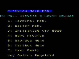 Screen from Fireview