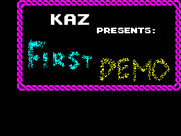 Screen from First Demo