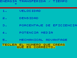 Screen from Fisica: Mecanica