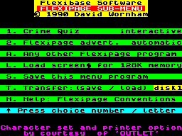 Screen from Flexipage
