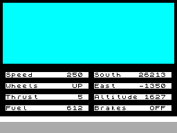 Screen from Flight Master