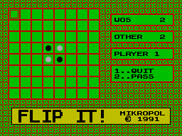 Screen from Flip It