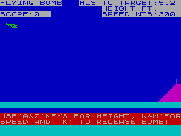 Screen from Flying Bomb