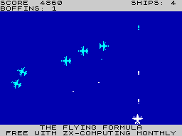 Screen from The Flying Formula