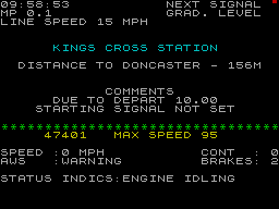 Screen from Flying Scotsman