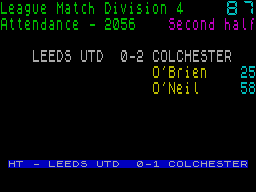 Screen from Football Club