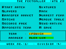 Screen from The Footballer