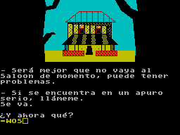 Screen from El Forastero