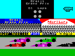 Screen from Formula One