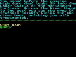Screen from Fortress of Fear