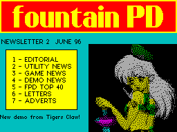 Screen from Fountain PD Newsletter 2