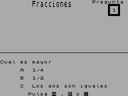 Screen from Fracciones
