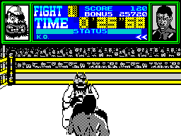 Screen from Frank Bruno's Boxing + Airwolf + Boxeadores Frank Bruno