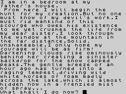 Screen from Frankenstein