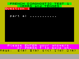 Screen from French