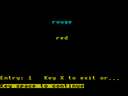 Screen from The French Mistress: Level B