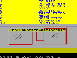 Screen from French Shopping